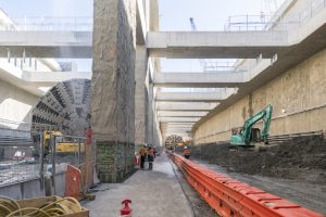 Diaphragm walls built for North East Link Tunnels
